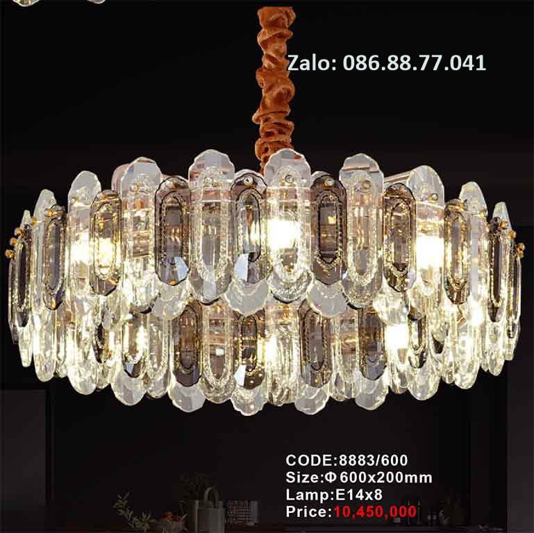 Đèn thả trần pha lê 8883/600 1 den-tha-tran-pha-le-8883-600