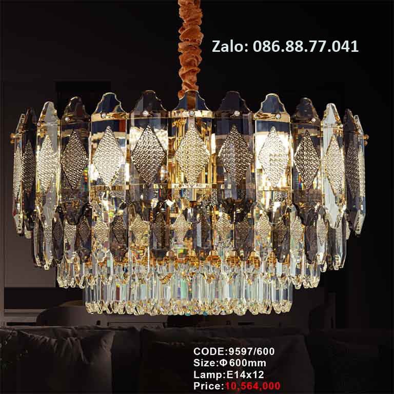 Đèn thả trần pha lê 9928/800 2 den-tha-tran-pha-le-9597-600