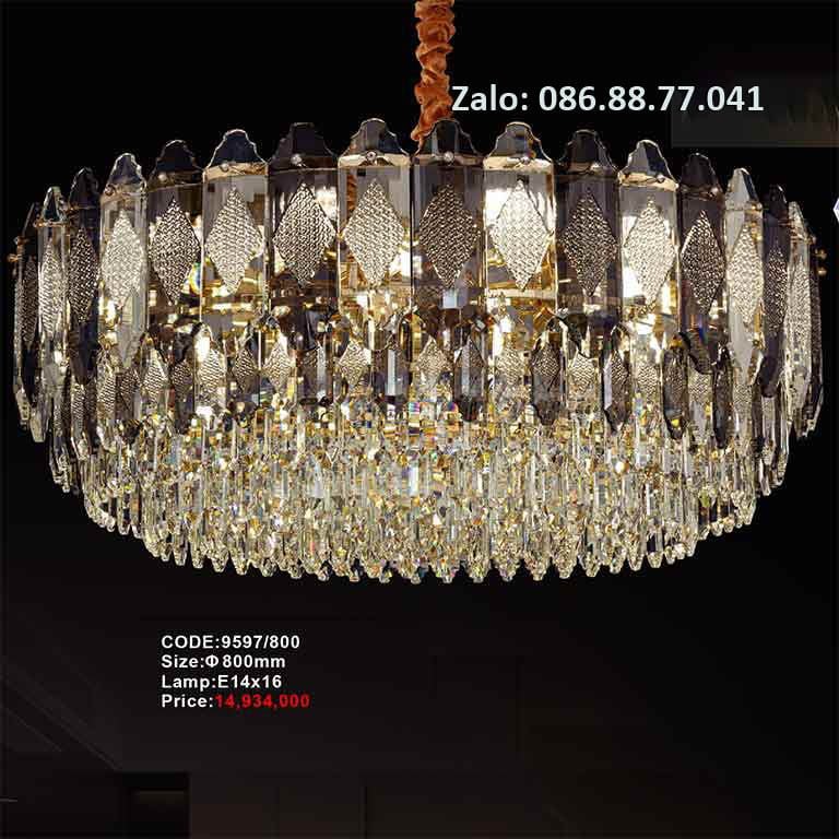 Đèn thả trần pha lê 9597/800 1 den-tha-tran-pha-le-9597-800