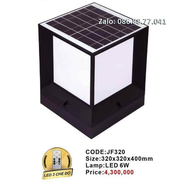 Đèn trụ cổng NLMT JF320