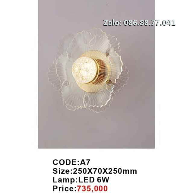 Đèn tường mới A7