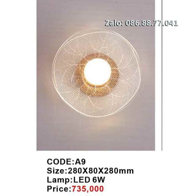 Đèn tường mới A9