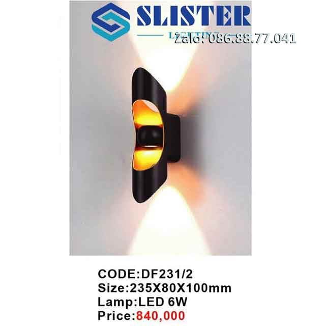 Đèn led hắt tường DF231/2
