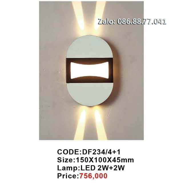 Đèn led hắt tường DF234/4+1