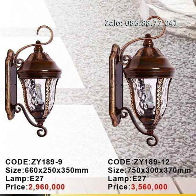 Đèn gắn tường cổ điển ZY189-9
