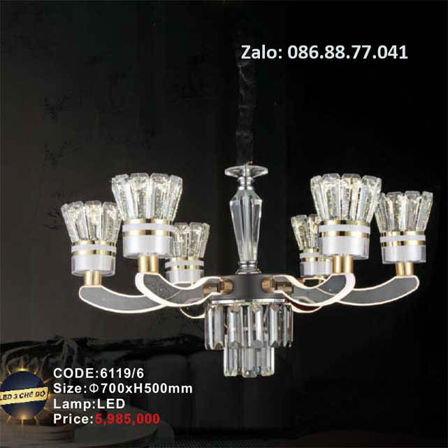 Đèn chùm Led 6119/6 1 den-chum-led-6119-6