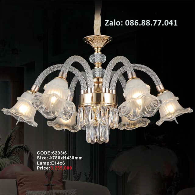 Đèn chùm nến 6203/6 1 den-chum-nen-6203-6
