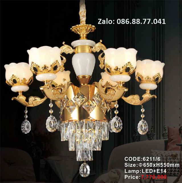 Đèn chùm cổ điển 6211/6 1 den-chum-co-dien-6211-6