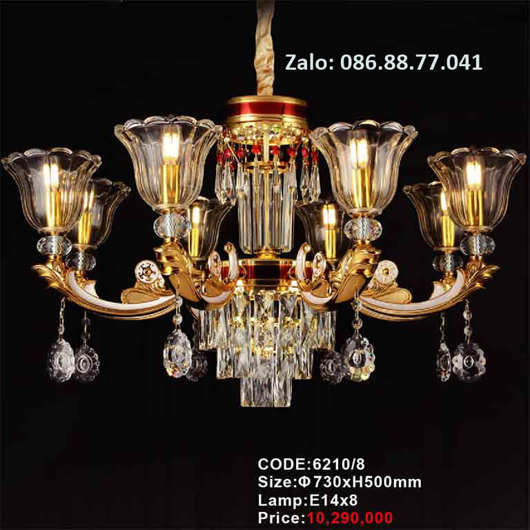 Đèn chùm nến 6210/8 1 den-chum-nen-6210-8
