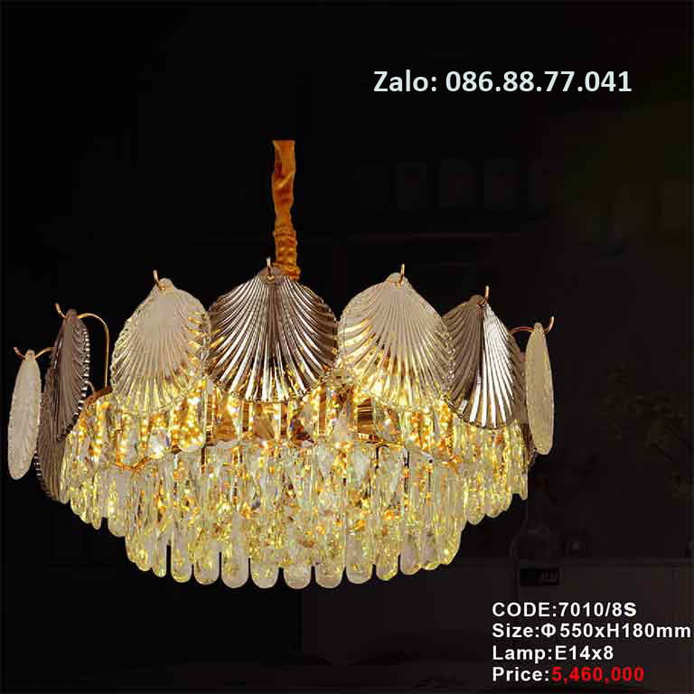 Đèn thả chùm võ sò 7010/8S 2 den-tha-chum-vo-so-7010-8s