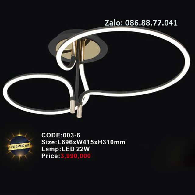 Đèn ốp trần cao cấp 003-6