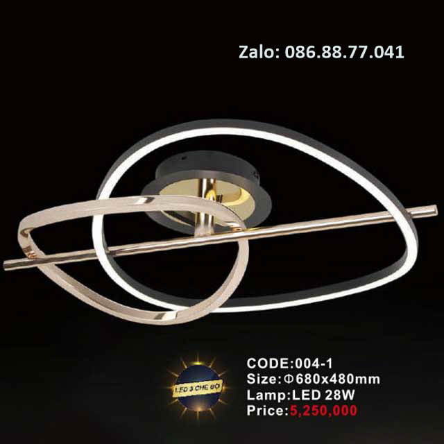 Đèn ốp trần cao cấp 004-1
