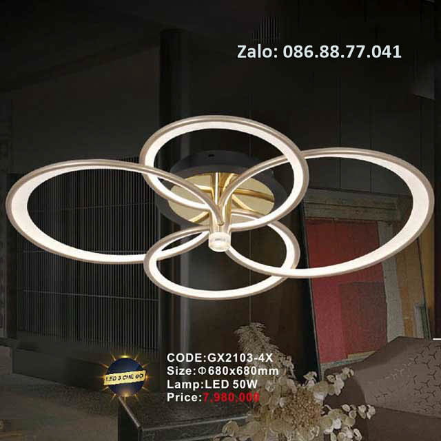Đèn ốp trần cao cấp GX2103-4X