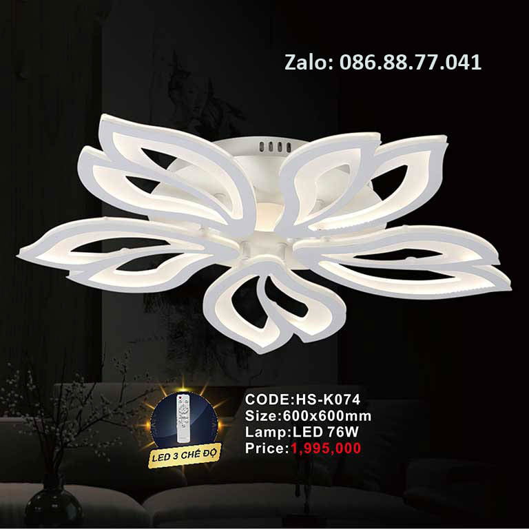 Đèn ốp trần hiện đại HS-K074