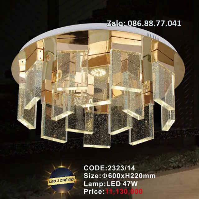 Đèn ốp trần pha lê 2323/26 3 den-op-tran-pha-le-2323-14