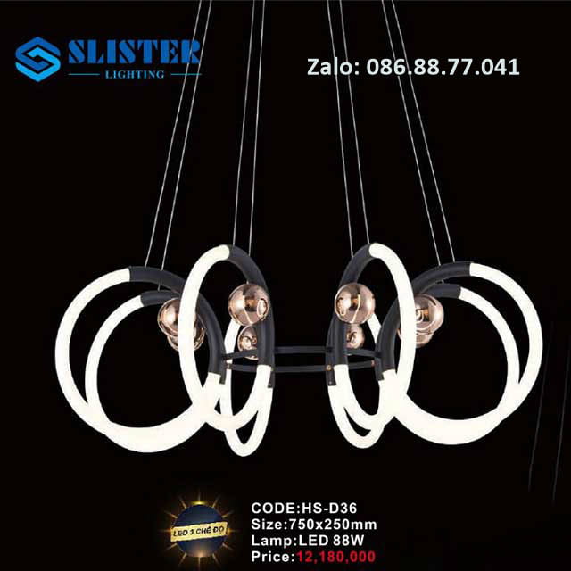 Đèn thả led phòng khách HS-D36