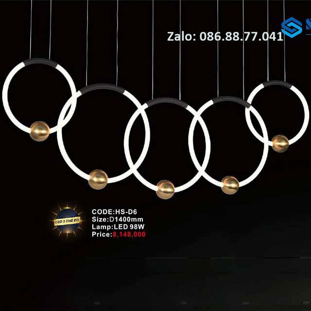 Đèn thả led phòng khách HS-D6