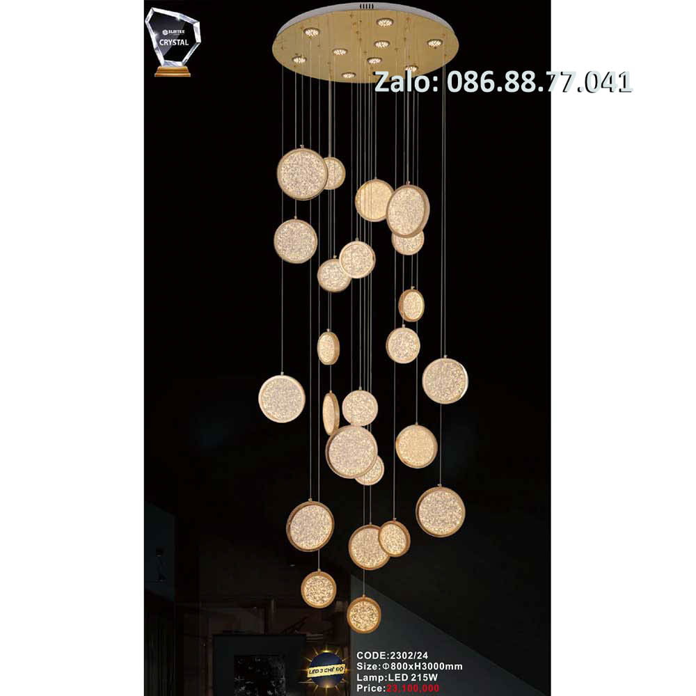 Đèn thông tầng pha lê 2302/24 1 den-thong-tang-pha-le-2302-24