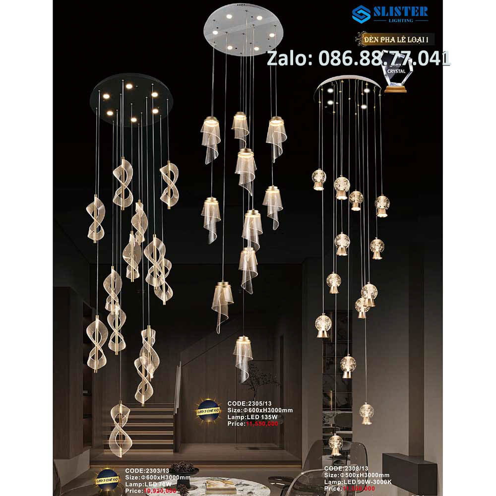 Đèn thả thông tầng 2303/13 1 den-tha-thong-tang-2303-13