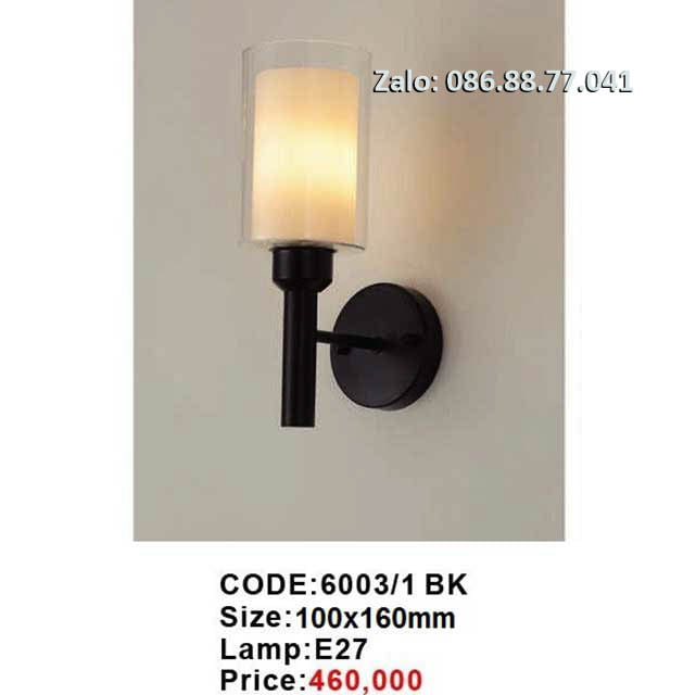 Đèn tường trang trí 6003/1 BK