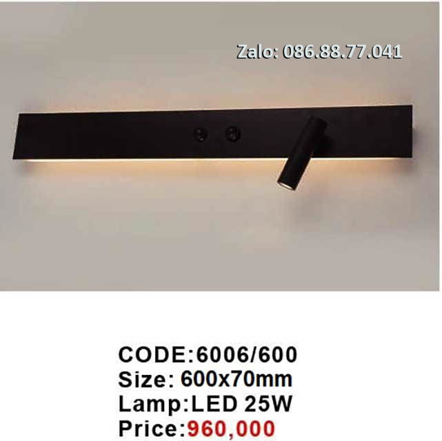 Đèn led gắn tường 6006/600