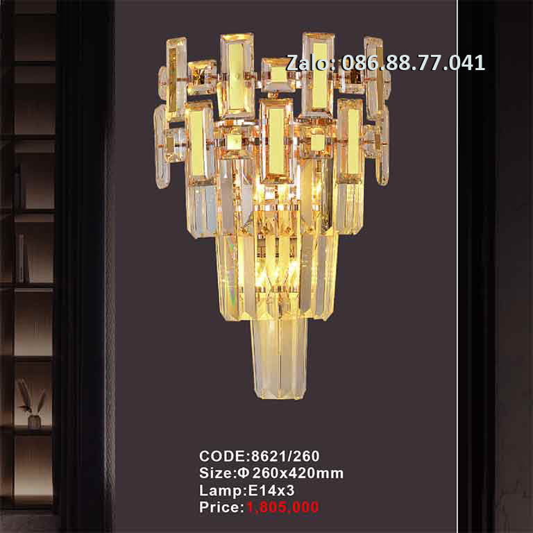 Đèn gắn tường pha lê 8621/260 1 den-gan-tuong-pha-le-8621-260