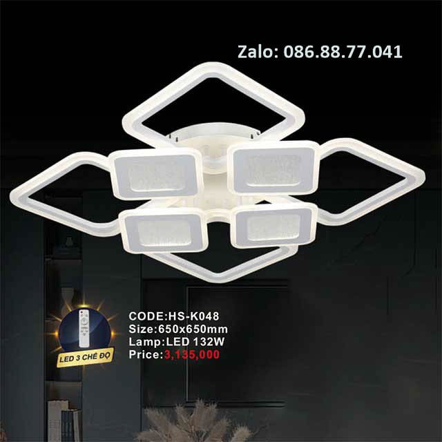 Đèn mâm led ốp trần HS-K048