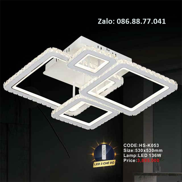 Đèn mâm led ốp trần HS-K053