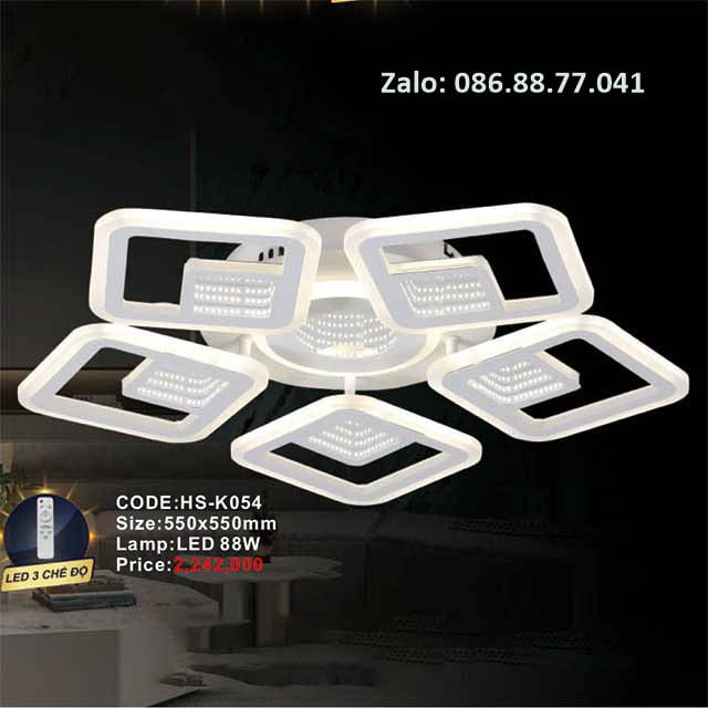 Đèn mâm led ốp trần HS-K054