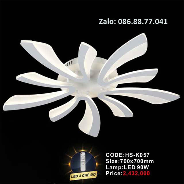 Đèn mâm led ốp trần HS-K057