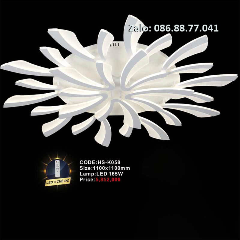 Đèn mâm led phòng khách HS-K058