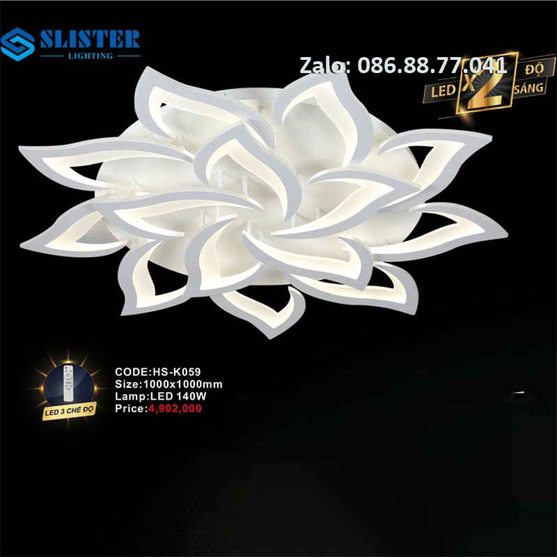 Đèn mâm led phòng khách HS-K059