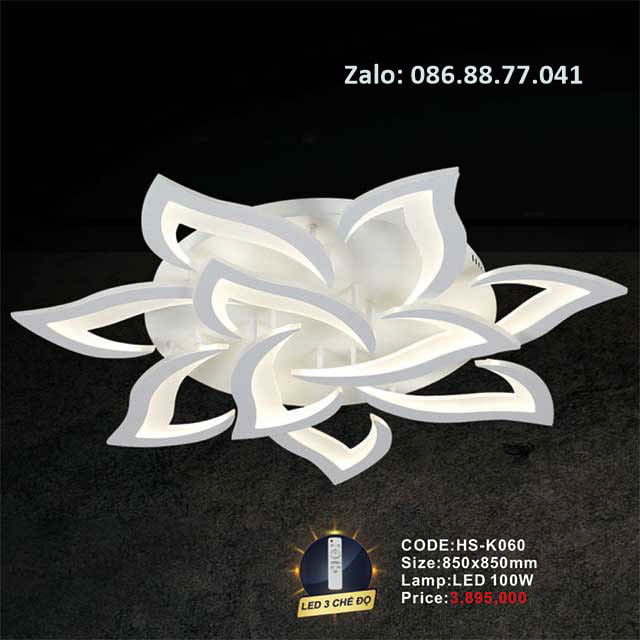 Đèn mâm led ốp trần HS-K060