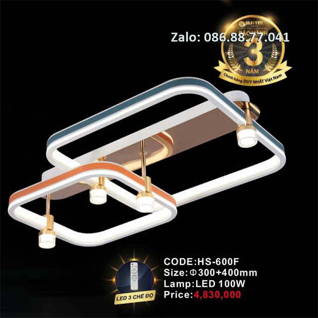 Đèn ốp trần cao cấp HS-600F