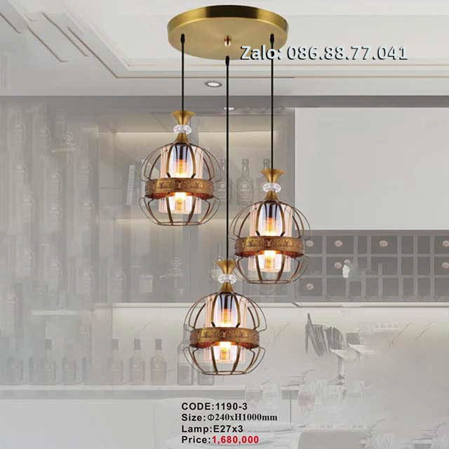 Đèn thả trần giá rẻ 1190-3