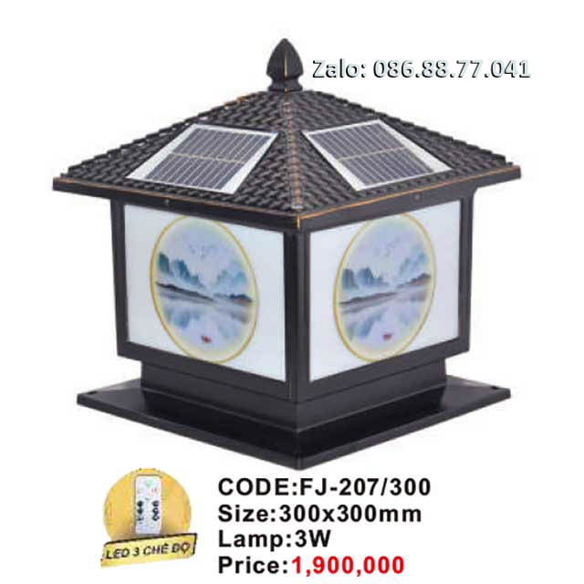 Đèn trụ cổng NLMT FJ-207/250 2 den-tru-cong-nlmt-fj-207-300