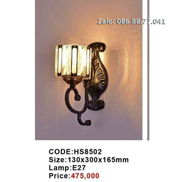 Đèn tường thủy tinh HS8502