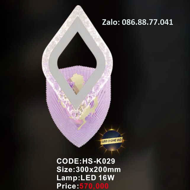 Đèn tường led HS-K029 1 den-tuong-led-hs-k029