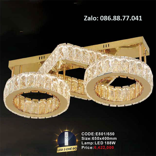 Đèn ốp trần pha lê E801/650 1 den-op-tran-pha-le-e801-650