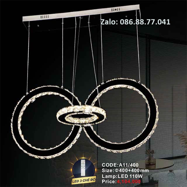 Đèn thả pha lê A11/400