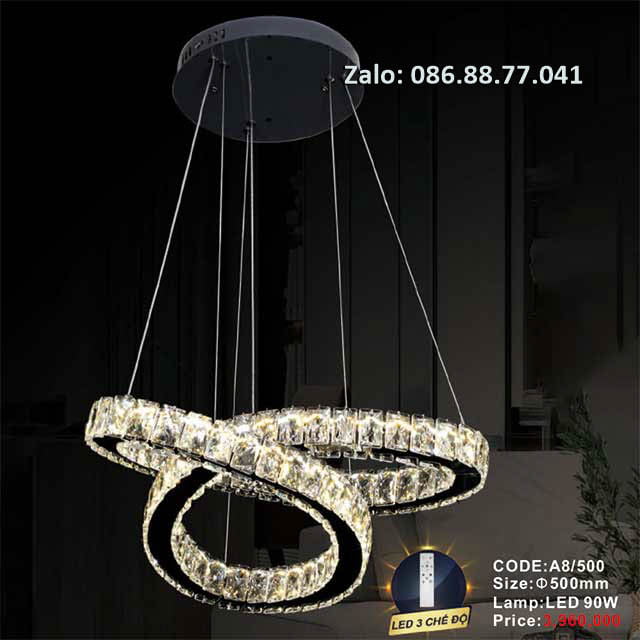 Đèn thả pha lê A8/500