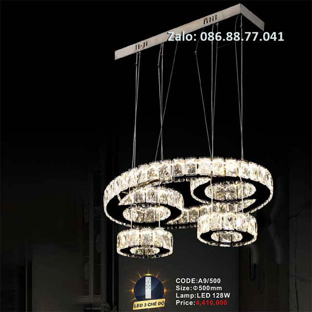 Đèn thả pha lê A9/500