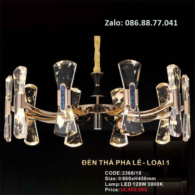 Đèn thả pha lê 2366/10 1 den-tha-pha-le-2366-10