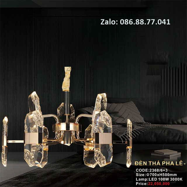 Đèn thả pha lê 2368/6+3