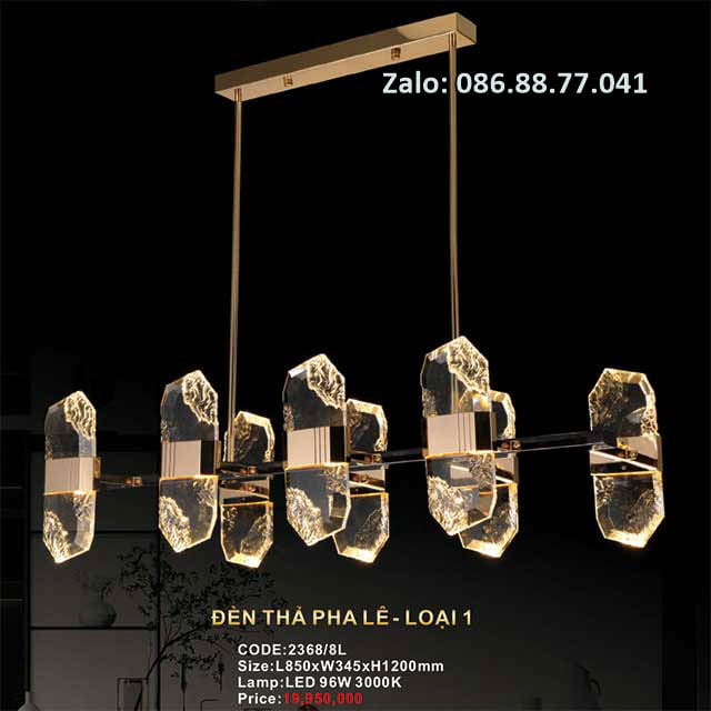 Đèn thả pha lê 2368/8L