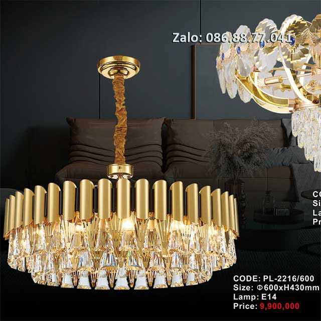 Đèn thả pha lê PL-2216/600 1 den-tha-pha-le-pl-2216-600