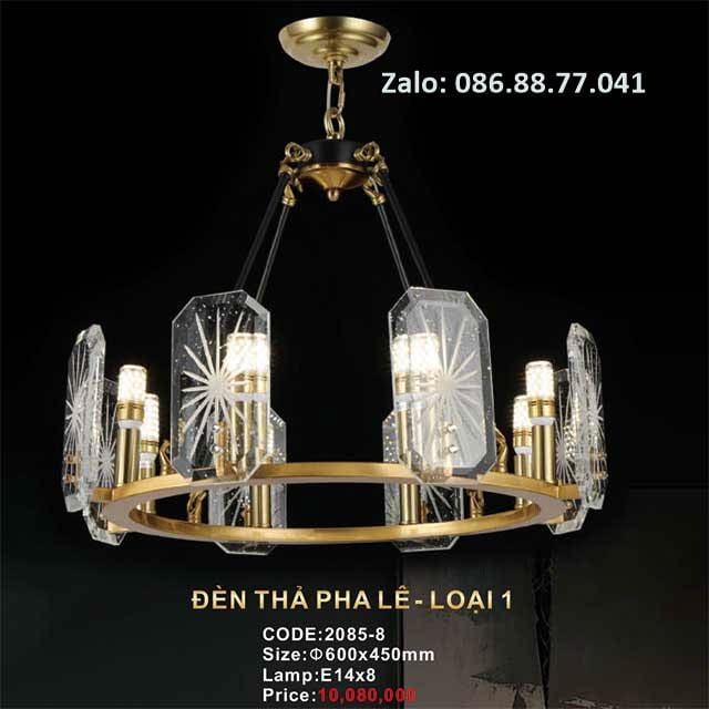 Đèn thả pha lê decor 2085-8 1 den-tha-pha-le-decor-2085-8