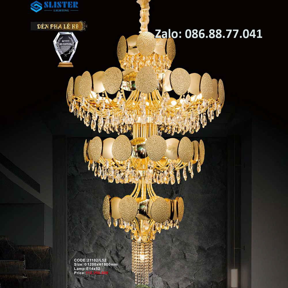 Đèn thả pha lê 21102/L52 1 den-tha-pha-le-21102-l52