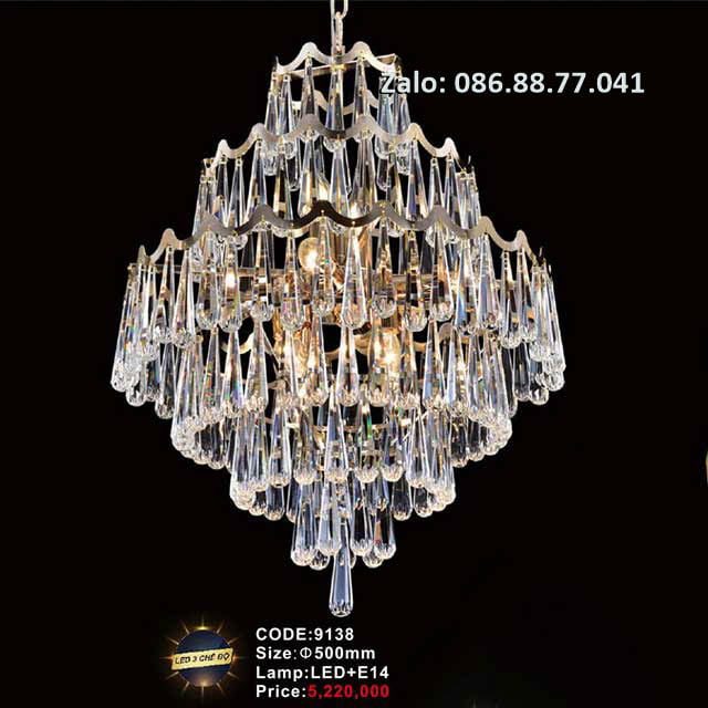 Đèn thả pha lê 9316/L12 2 den-tha-pha-le-9138