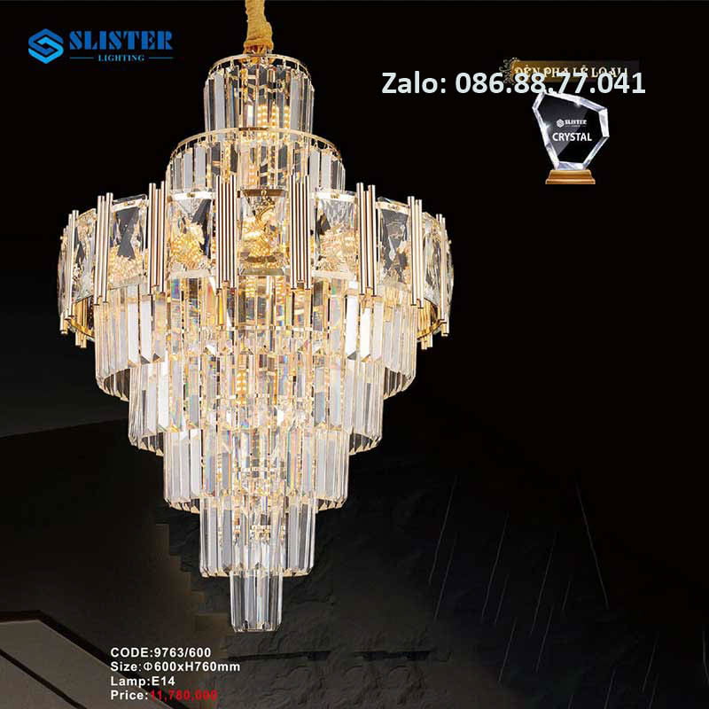Đèn thả pha lê 9763/600 1 den-tha-pha-le-9763-600